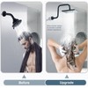 LSWYYP Rotatable Shower Arm,Stainless Steels Adjustable Shower Head Pipe Extension