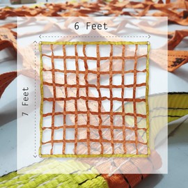 Cargo Nets for Trucks - 6' x 7' Trailer Cargo Net Heavy Duty - Secure Your Freight with Truck Bed Organizer & Cargo Net for Trailer - Truck Bed Cargo Nets for SUV, Van, ATV Trailer & Truck