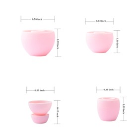 Sqrmekoko 8pcs Eartips Earbuds Eargels Replacement for Beats Powerbeats Pro, BeatsX, Urbeats, Flex (Pink)