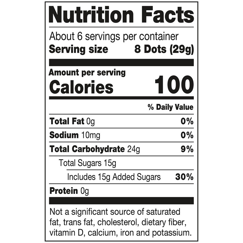 DOTS Assorted Fruit Flavored Gumdrops Candy, 6.5oz Theater Box, 4-Pack