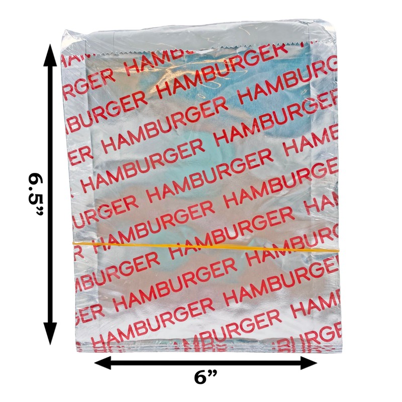 Bits N Things Large Hamburger Bag 6" x 6.5" x