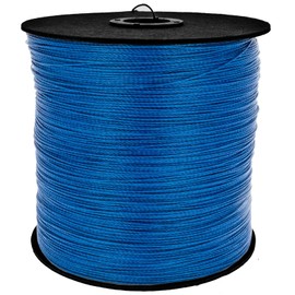 ASR Tactical Kevlar Cord, 200lb Breaking Strength, Survival Utility Rope (Multiple Lengths) (Blue, 50 ft)