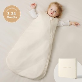 usbettas 2.5 Tog Baby Sleep Sack 18-24 Months, Supersoft Quilted Cotton Thermostatic Toddler Sleeping Sack for Babies Infant, 2-Way Zipper Warm Comfy Baby Wearable Blanket