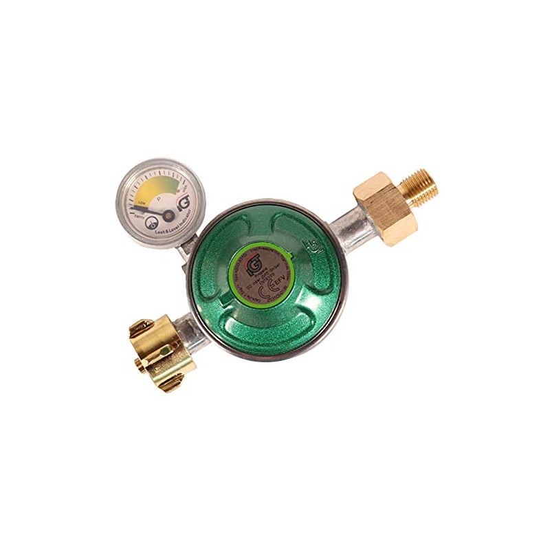 GARDINGER Pressure Regulator 50 mbar Integrated Hose Break Protection with