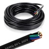18 Gauge 8 Conductor Electrical Wire, 50FT/15M Thermostat Wire,18AWG PVC