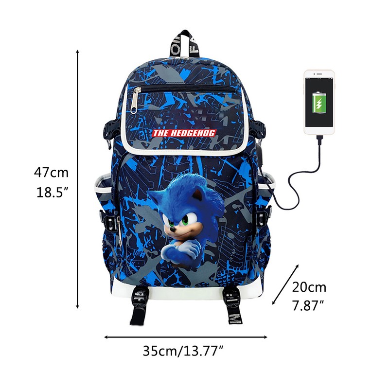 Anime Game Backpack Cartoon School Backpack Travel Bags School Book