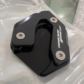 ZESIDIMO Side Stand Plate Extension Motorcycle Stand Accessories for Yamaha Tracer 900 GT Tracer900gt 2014-2018 2019 2020 Tracer 900gt (Black)