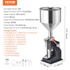 VEVOR Manual Paste Liquid Filling Machine, 5-50ml Adjustable Bottle Filling