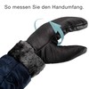 Christ Lambskin Mittens - Warm Long Unisex Real Fur Mittens