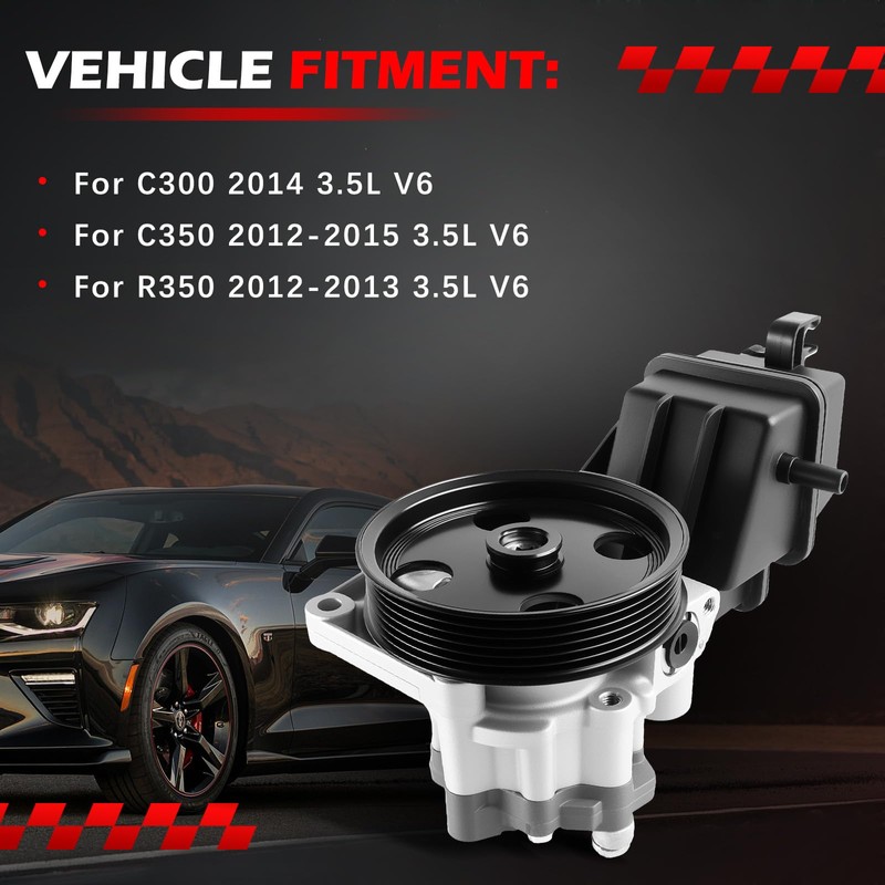 Autodevil 21-623 Power Steering Pump Fit for C300 2014 3.5L