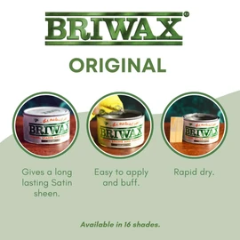 Briwax 400g Wax Polish - Clear