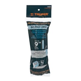 TRUPER Repuesto rodillo para pintar, 9 x 3/8', de microfibra Truper