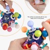 Baby Sensory Teething Toy Grasping Activities Bright Colors Silicone Soothes