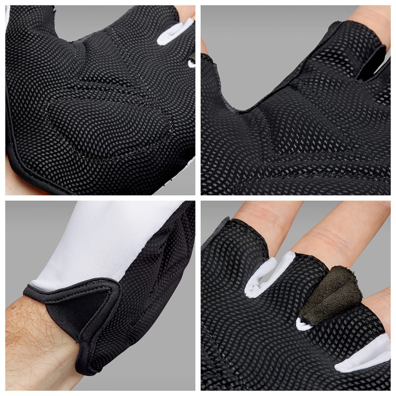 GripGrab Ride Beginners Short Finger Summer Cycling Gloves Padded Shock