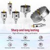 7/8" (22mm) Hole Saw Kit Tungsten Carbide Tip Hole Saw