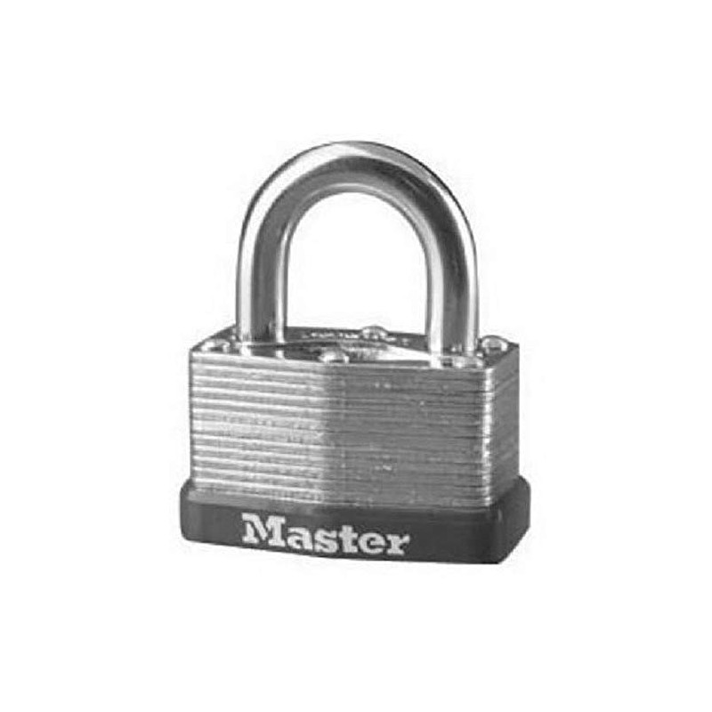 Master Lock Padlock, Laminated Steel Warded Lock, 1-3/4 in. Wide,