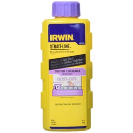 IRWIN Tools STRAIT-LINE Dust-Off Marking Chalk, 6-ounce (4935426) , Purple