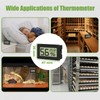 Hydrometer with Thermometer, Mini Hygrometer Digital, Indoor Hygrometer, for Greenhouse/Wine