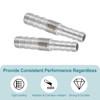 sourcing map 2Pcs 3/8" to 5/16" Hose Barb Reducer Pipe