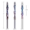 SpeTool 3PCS Spiral Flush Trim Router Bits Set 1/4 Inch