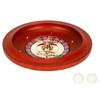 Ygebet Wooden Roulette Wheel, 11 inch Solid Wood Casino Roulette