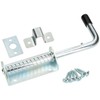 KOTARBAU® Spring Bolt Bolt Door Bolt Silver Rustproof Rubber Handle
