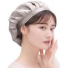 COCOSILK Night Cap, Silk, Simple Type, For Sleeping, Silk Cap,