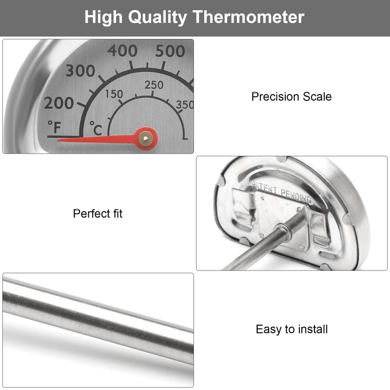 HENGBIRD Thermometer for Omnia Oven, BBQ Grill Thermometer Temperature Display