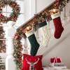 meioro Christmas Stockings, 46 cm Large Cable Knitted Christmas Socks,