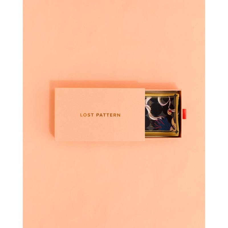 "Dream" Silk Twill Neck Bow - Black