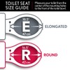 Mayfair 13EC 034 Soft Cushioned Toilet Seat, 1 Pack Round,