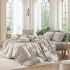 MooMee Bedding Duvet Cover Set 100% Washed Cotton Linen Like