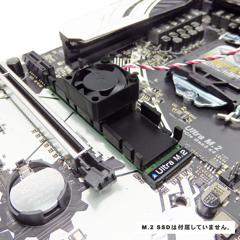 長尾製作所 ファン付M.2SSD用ヒートシンク SS-M2S-HS03