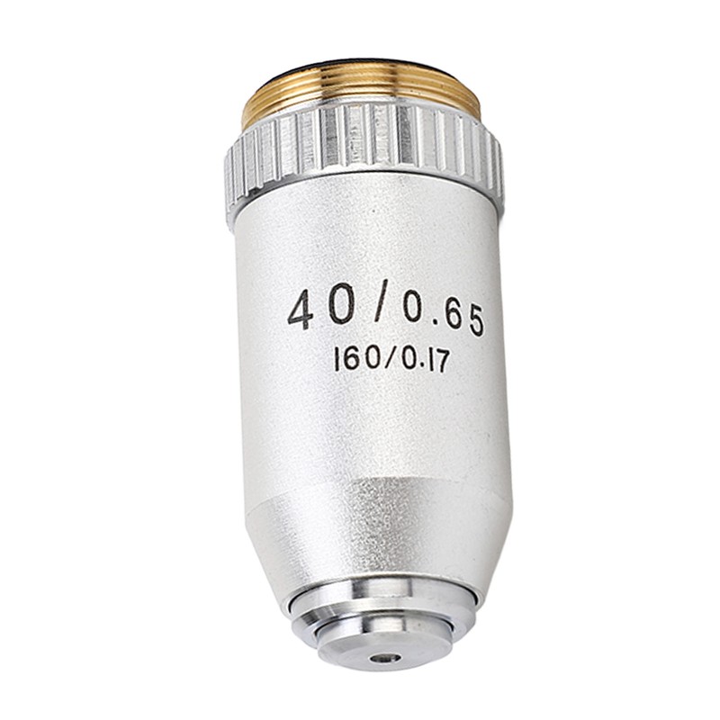 40X Achromatic Objective RMS Size Brass Stainless Steel Auto Rebound