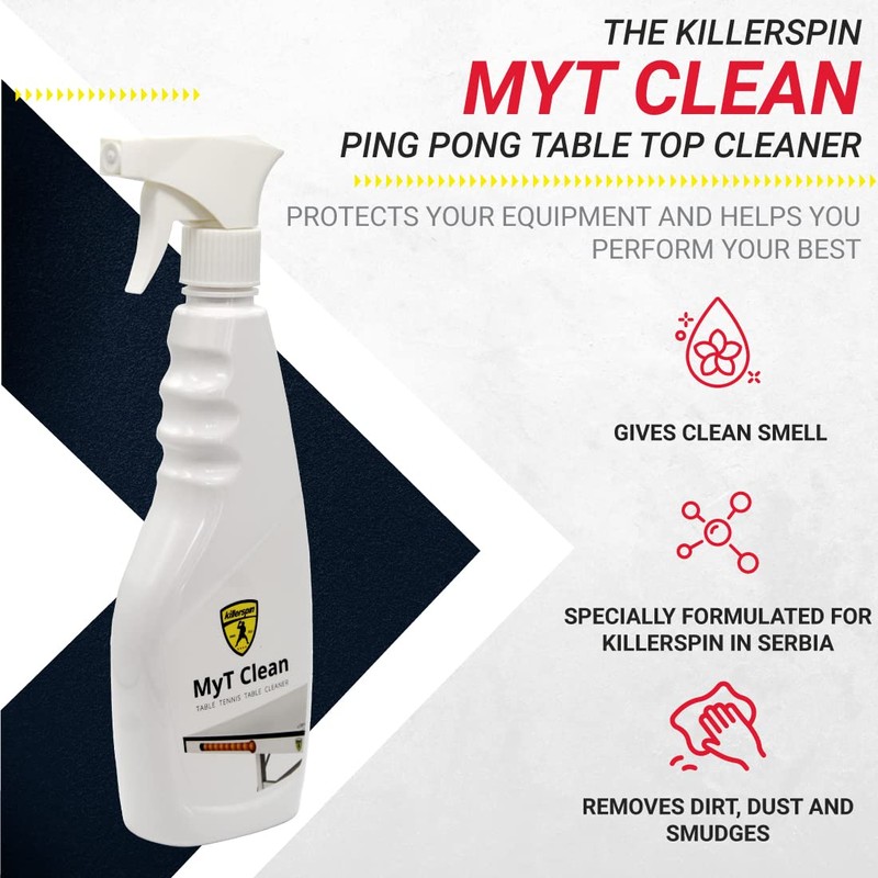 Killerspin Table Tennis Cleaning Spray – 500ml (Pack of 2),