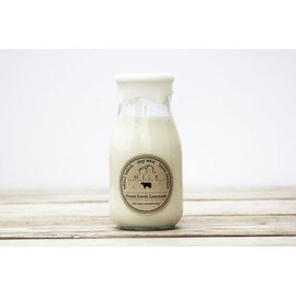 Milk Reclamation Barn Front Porch Lemonade Milk Bottle Candle, 12.5 Ounce