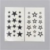 별모양 타투 임시 패션 스티커 스타 뷰티소품 문신 5p Star-shaped