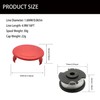 RUIITEN Replacement Spools and Caps for E inhell Grass Trimmer