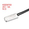 uxcell KSD9700 Thermostat, 45℃ Normally Open Temperature Switch Thermal Switch,