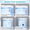 Zinc Alloy Toilet Cistern Handle, Metal Toilet Flush Handle Replacement,