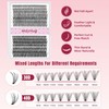 Mayhug Lash Extension Kit 280 pcs Clusters Eyelash Extension Kit,
