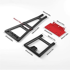 KingVal Aluminum Truck Tow Crane Arm Wrecker Kit Compatible with 1/10 SCX10 TRX4 RC Crawler Trailer RC Car