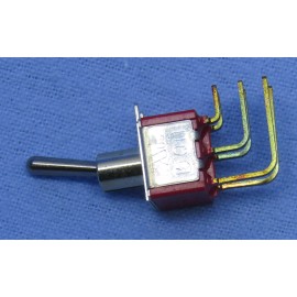Philmore 30-20025 DPDT ON-ON Right Angle PC Mount Mini Toggle 5A@120V AC