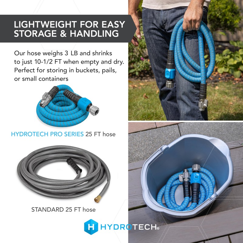 HydroTech 75 ft Expandable Garden Hose - Pro Series, 2x