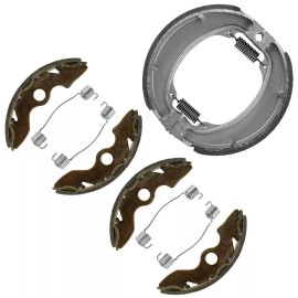 Caltric Front Rear Brake Shoes for Honda TRX250TM Fourtrax 250 Tm Recon 2002-2024