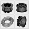Lawn Trimmer Thread Spool, 2 Pieces Diameter 1.6 mm 6