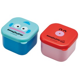 Skater MO1WAG-A Sanrio Mini Seal Container, Storage Container, Side Dish, 4.1 fl oz (130 ml), Set of 2