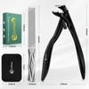 Upgrade Long Handled Toenail Clippers for Seniors with Lock, Large