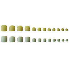 24pcs/set Short Matte Press On Toenails Fake Toenails for Women Girls French False Toe Nails with Design Lady Artificial Foot Nail Art Tips