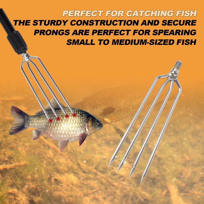 Fish Harpoon Spear Gig Gaff Fork Hook Tool for Frog